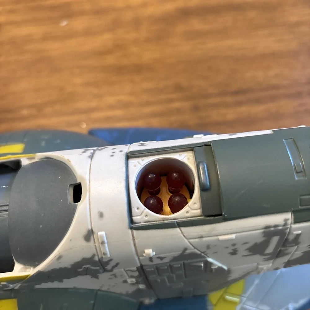 Star‎ Wars The Clone Wars Hasbro 2001 Slave 1 Attack Ship Incomplete